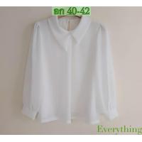ราคา เสื้อชีฟองคอบัว มีซับใน ผ้านิ่ม ใส่สบาย อก 40 กับ 42 ความยาว 26 (18270391155)