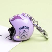 ราคา SANRIO Kuromi พวงกุญแจรูปหมวกกันน็อค พวงกุญแจอะนิเมะน่ารักคิตตี้ Cinnamoroll ของเล่นตุ๊กตาเครื่องประดับกระเป๋าของขวัญจี้ห้อยรถยนต์ (21170595556)