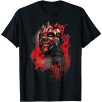 ราคา เสื้อยืดคุณภาพดี เสื้อยืด พิมพ์ลาย Star Wars Darth Maul Sith (20207328169)