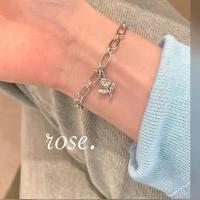ราคา ร้านไทย กำไลข้อมือเงิน สร้อยข้อมือ สร้อยข้อมือ สร้อยเงิน เครื่องประดับแฟชั่น กระดิ่ง ลายหมี รูปหัวใจ (17193035367)