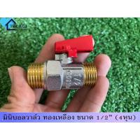 ราคา TEE NOI มินิบอลวาล์ว ทองเหลือง วาล์ว2ทาง เกลียว นอก (9880569225)