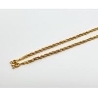 ราคา สร้อยคอทองคำแท้ 96 5 2สลึง 7 6กรัม ยาว 18นิ้ว ลายเกลียวเชือก รุ่น GN965 7 6 44 (14678723778)