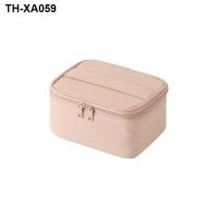 ราคา MUJI polyester fiber cosmetic bag with mirror toiletry bag 514122 (19633538157)