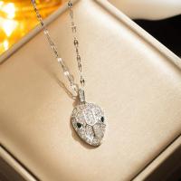 ราคา techfuture สร้อยคอเพชรทองแท้สไตล์ยุโรปพร้อมหัวงูสีทอง ดีไซน์หรูหรา ตกแต่งด้วยทองแดงและเพชรปลอม (19396135301)