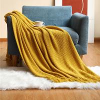 ราคา 127x17 0ซม 130x220cm ผ้าห่มถักนิตติ้งฤดูหนาว Thicken Chunky ผ้าคลุมโซฟาสำหรับโซฟาเตียงนอนสีเทา Morandi สีฟ้า สีแดงเครื่องปรับอากาศลายสก๊อตผ้าห่มขนแกะตกแต่งบ้านโรงแรม (7608163855)