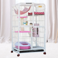 ราคา กรงแมว 2ชั้น 3ชั้น กรงสัตว์เลี้ยง ลด5 ของแถม กรงแมวขนาดใหญ่ หลายประตู กรงพับได้ คอนโดแมว คอนโดแมว2ชั้น 3ชั้น มีล้อหมุน 360 องศา และบันได กรงเหล้กแข็งแรง ทนทาน พร้อมส่ง (19822929118)