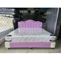 ราคา เตียงดีไซน์พร้อมที่นอน ขนาด 6 ฟุต ที่นอนสปริง เตียงนอน ที่นอน นอนสบาย เตียงสวย งานคุณภาพ แข็งแรง ทนทาน สินค้าพร้อมส่ง ที่นอน วีไอพี (17448470931)