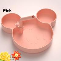 ราคา Disney Mickey Minnie ดิสนีย์มิกกี้มินนี่ของแท้แผ่นให้อาหารเด็กทารกซิลิโคนพร้อมหลอดดูดเกรดอาหารเด็กช้อนส้อมที่เสิร์ฟอาหารถ้วยฝึก (20582932510)