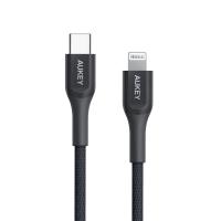 ราคา AUKEY สายชาร์จเร็ว CB AKL3 USB C to Lightning Apple MFI Kevlar Cable 1 2M Moon Market Mall (21152729251)