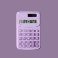 ราคา เลขคณิตทางการเงินสำหรับนักเรียนเครื่องคิดเลขวิทยาศาสตร์เครื่องคิดเลขอิเล็กทรอนิกส์น่ารักขนาดพกพา8หลัก (19849566963)