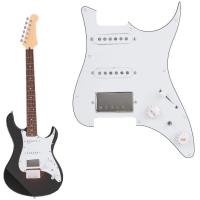 ราคา WK Guitar Pickups AlNiCo 5 Pickups Humbucker HSS Style Prewired Pickguard For St guitar 3 ply White (16747984015)