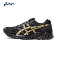 ราคา ASICS GEL CONTEND 4รองเท้ากีฬาสีดำทองบัฟเฟอร์รองเท้าบุรุษมาราธอนรองเท้าวิ่ง T8D4Q 013 (18896664955)