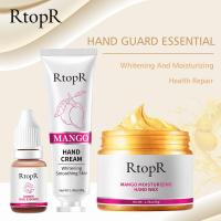 ราคา RtopR FDA ชุดบำรุงมือขิงแบคทีเรียเล็บน้ำมันหอมระเหยมะม่วงความชื้นซ่อมแฮนด์ครีมมะม่วงยุงไวท์เทนนิ่งมือหุ่นขี้ผึ้งมือซ่อมแซมผิวการดูแล (4520688599)