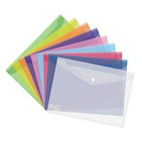 ราคา B8แฟ้มเอกสาร A4 แฟ้มสอด แฟ้มกระดุม อย่างดี หนา0 18 mm คละแบบ คละสี (20860784971)