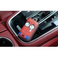 ราคา Hardingsun เคสเคสกุญแจรถยนต์กระเป๋ากุญแจรถยนต์พวงกุญแจกัปตันอเมริกายอดมนุษย์แบทแมนการ์ตูน Marvel พวงกุญแจหนัง PU (19672967599)