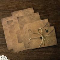 ราคา 2ชิ้นย้อนยุคคราฟท์ซองจดหมายจดหมายกระดาษชุดซองจดหมายกระดาษ (16533288365)