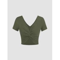 ราคา Cider เสื้อยืดเข้ารูปแขนสั้นคอวี (20275382223)