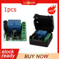 ราคา Ready Stock COD DC 12V 1CH 433MHz Universal Wireless Remote Control Switch RF Relay Receiver 433 MHz Transmitter Button Module Diy (13681268883)