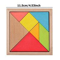 ราคา ของเล่นปริศนาทำจากไม้3มิติสำหรับเด็ก1ชิ้น11 5ซม แทนแกรมไม้เพื่อการศึกษาปฐมวัย (21044991602)