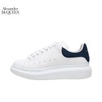 ราคา Alexander McQueen รองเท้าผ้าใบ รองเท้าผ้าใบ รองเท้าวิ่งผู้ชายและผู้หญิง หางสีน้ำเงิน (21269034895)
