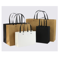 ราคา BAG ถุงกระดาษ ถุงกระดาษหูหิ้วสายริบบิ้น ถุงกระดาษหูหิ้วสายแข็ง ถุงกระดาษใส่เสื้อผ้า ใสส่ของขวัญและของชำร่วย (16509112097)