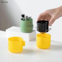 ราคา เครื่องบดด้วยมือ3ใน1สำหรับใช้กลางแจ้ง Penggiling Kopi แบบพกพาสามารถปรับบดกาแฟมืออาชีพพร้อมตัวกรอง2ถ้วย (20859756794)