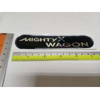 ราคา สติ๊กเกอร์เทเรซิ่นนูน อย่างดี คำว่า MIGHTYX WAGON สำหรับรถ TOYOTA MIGHTY X WAGON sticker ติดรถ แต่งรถ โตโยต้า (15144281606)