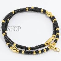 ราคา s2shop สร้อยคอกะลาตาเดียว ขั้นเม็ดสแตนเลสแท้พ่นเลเซอร์สีทอง หัวขุน สร้อยคอพระ ห้อยพระได้ 1 องค์ ความกว้าง 4 มม ความยาว 20 นิ้วNo 308 (8259360056)