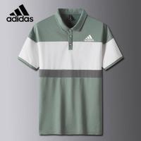 ราคา Adidas เสื้อโปโลผู้ชายแขนสั้นคอปกเสื้อยืดคอปกผ้าฝ้ายแท้เสื้อกีฬาสำหรับฤดูร้อน (10405149604)