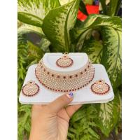 ราคา ชุดสร้อยคอต่างหูและหน้าผาก อินเดีย สินค้าพร้อมส่ง (21128232585)