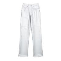 ราคา กางเกงแฟชั่นสำหรับผู้หญิงสีเงินหนังสังเคราะห์วินเทจสำหรับผู้หญิงกางเกงวอร์มเข็มขัดเอวสูงบิน (21170850463)