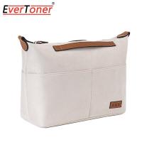 ราคา EverToner กระเป๋าผ้ากำมะหยี่ LONGCHAMP Le Pliageกระเป๋าสอดพร้อมที่จับจัดกระเป๋าถือใส่เครื่องสำอางค์เดินทางด้านใน Tas Kosmetik (20937093381)