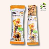 ราคา Xongdur Grainny Grainna ธัญพืชแท่งผลไม้ผสมธัญพืชโฮลเกรน8ชนิด 16กรัม ขนมเพื่อสุขภาพ ไฟเบอร์สูง น้ำตาลต่ำ เกรนนี่ เกรนน่า (21333767165)