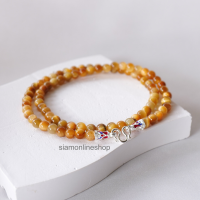 ราคา STONE NECKLACE สร้อยคอหินแท้ หินไทเกอร์อาย เลือกสีได้ หินขนาด 6 มม tigereye by siamonlineshop (18853295717)