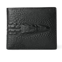 ราคา กระเป๋าสตางค์ กระเป๋าผู้ชาย ลายหนังจระเข้ เกรดพรีเมี่ยม CROCODILE WALLET ส่งไวจากไทย (7826747388)