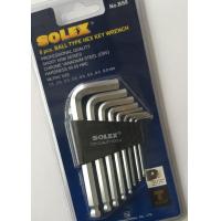 ราคา ประแจหกเหลี่ยม CRVและหัวบอล solex 8 ตัว ชุด Ball Type Hex Key Wrench 8 pcs set by SOLEX TOP QUALITY TOOLS (4624986809)