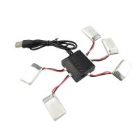 ราคา 100 ของแท้ 5PCS 3 7V 300MAh 25C แบตเตอรี่ลิเธียม5 In 1โดรน FPV อะไหล่สำหรับ Syma S39 X11 X11C WLToys V911S คืนได้ภายใน15วัน (18569952536)