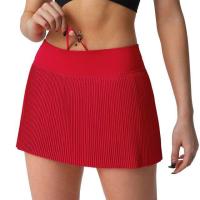 ราคา Lulus ผู้หญิงสีแดงกุหลาบจีบเทนนิส Skorts หญิงเซ็กซี่ยิมฟิตเนสกอล์ฟกระโปรงแบดมินตันชุดเครื่องแบบกางเกงกีฬา (12933122698)