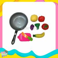 ราคา 250TOYS ของเล่นสมมุติ ชุดหั่นผัก ผลไม้ ปลาพร้อมกะทะ คละแบบ ชุดของเล่นหั่นผักผลไม้นี้ สามารถนำไปเล่นร่วมกับชุดครัวแบบอื่นๆได้ด้วย (3477286740)