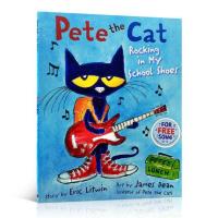 ราคา Pete the Cat Rocking in My School Shoes หนังสือภาพโรงเรียน (4198462148)