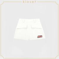 ราคา Kloset Kloset High Waist Shorts With Pockets AW20 P002 เสื้อผ้าแฟชั่น เสื้อผ้าผู้หญิง กางเกงแฟชั่น กางเกงขาสั้น กางเกงพื้น (12861359758)