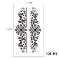 ราคา Rose Animal Long Tattoo รอยสักชั่วคราวขนาดใหญ่สิงโตเผ่าสีดำ นักรบเสือหมาป่าสติ๊กเกอร์รอยสักปลอมสำหรับผู้หญิง (17139127011)