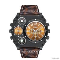 ราคา นาฬิกา Oulm big dial sports leisure quartz watch men watch straps compass thermometer popular logo watch 1349 (19410842498)