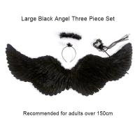 ราคา Pickmine 2022ใหม่ฮาโลวีนเอลฟ์ขนปีกอุปกรณ์ประกอบฉากประสิทธิภาพผู้ใหญ่เด็กปีศาจ ปีกนางฟ้าH Airbandตรีศูล คันมายากลเครื่องแต่งกายคอสเพลย์ (15719186518)