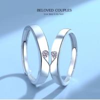 ราคา s999 Beloved couples แหวนคู่รักเงินแท้ 999 ดีไซน์เรียบง่าย มีความหมาย ใส่สบาย เป็นมิตรกับผิว สามารถปรับขนาดได้ (17754569635)