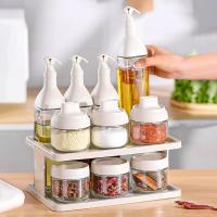 ราคา JustLiving 1ชุด 11ชิ้นขวดแก้วขวดใส่น้ำมันพร้อมตัวยึดพลาสติกสำหรับแก้วห้องครัวขวดน้ำมันมะกอกปรุงรสขวดน้ำมันและขวดน้ำส้มสายชูช้อนเครื่องปรุงขวดเครื่องปรุงชุดขวดเครื่องปรุงรสขวดเครื่องเทศ (19924120017)