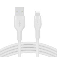 ราคา Belkin สายชาร์จไอโฟน Flex USB to Lightning มี MFi ถ่ายโอนข้อมูลได้ เทคโนโลยีซิลิโคลนทนเพิ่มขึ้น 25 เท่า สำหรับ iPad iPhone 5 ขึ้นไป รองรับ Car Play รุ่น CAA008 (10249937530)