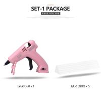 ราคา ปืนกาวร้อนละลายไร้สายสำหรับเด็กใช้ในบ้านงานซ่อมด้วยตัวเองแท่งกาวขนาด7มม ปืนยิงกาวไร้สาย3 6V 2000mAh 60นาทีเวลาใช้งาน (21170733429)