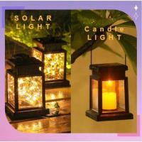 ราคา LED พลังงานแสงอาทิตย์ S Tring แสงดาวพลังงานแสงอาทิตย์แสงเทียนโคมไฟกลางแจ้งไฟสวนสนามหญ้าแสงแขวนโคมไฟ (16509482293)