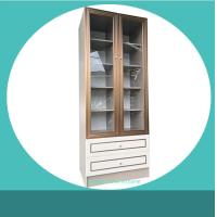 ราคา ตู้โชว์ชั้นโชว์ประตูกระจกใส รุ่นสูง2เมตร หน้าบาน pink gold (18784832994)